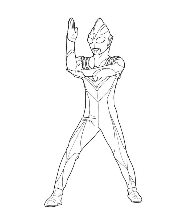 tô màu siêu nhân điện quang 9