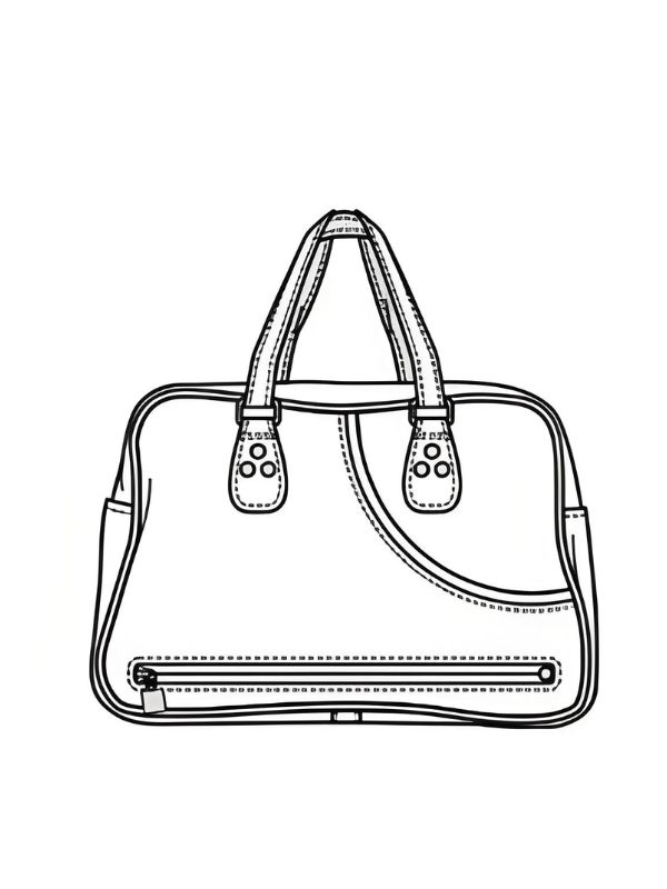 tô màu túi xách 34