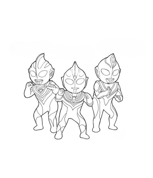 tô màu ultraman 1