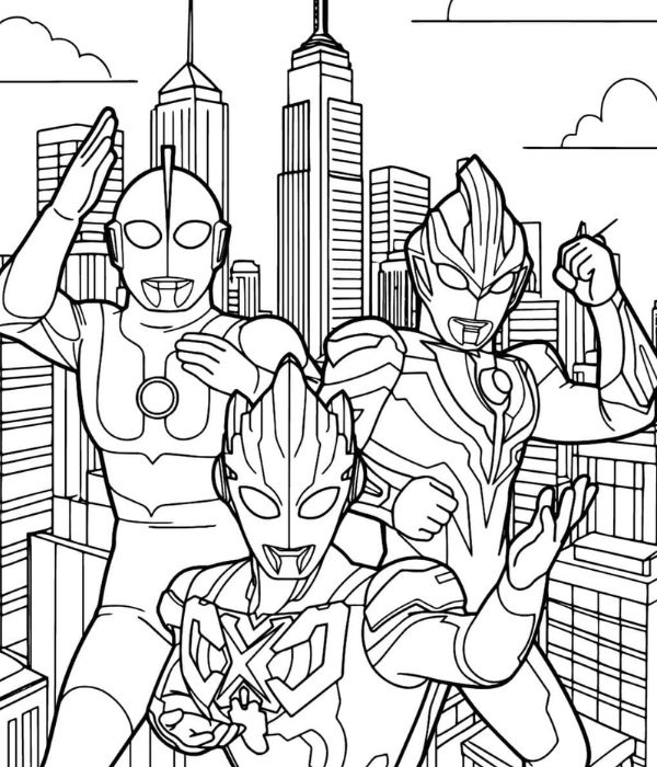 tô màu ultraman 11