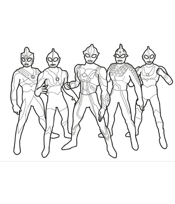 tô màu ultraman 18