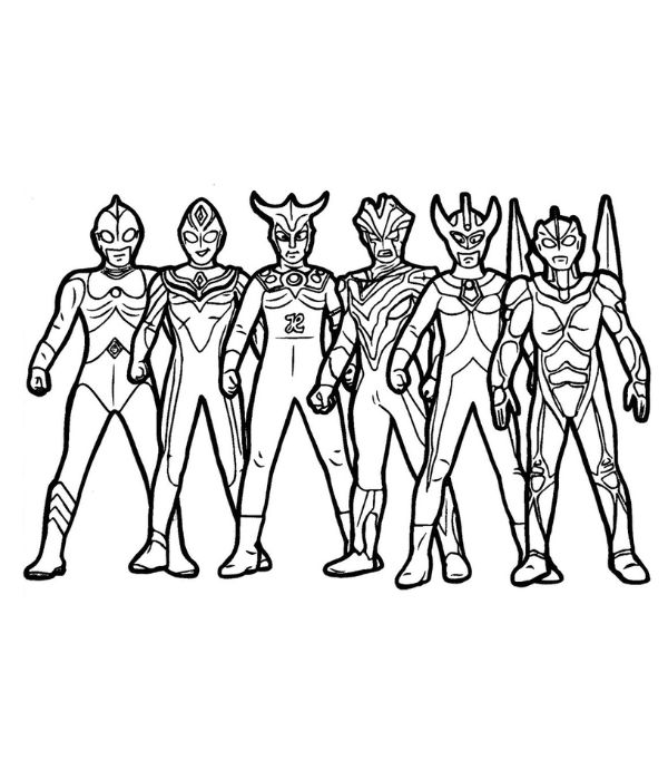 tô màu ultraman 19
