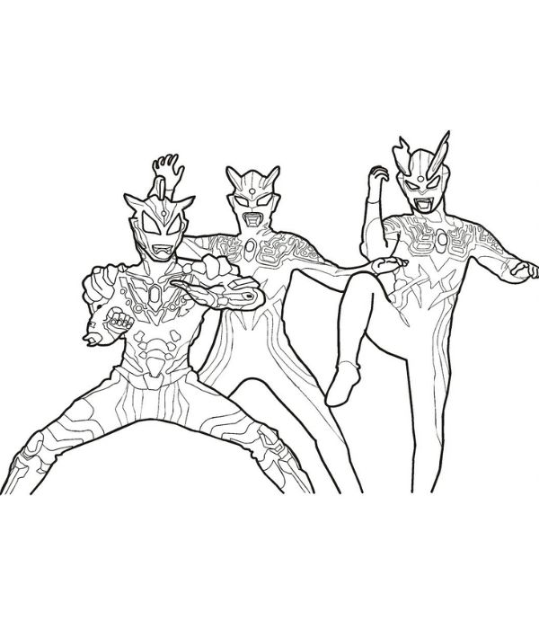 tô màu ultraman 20