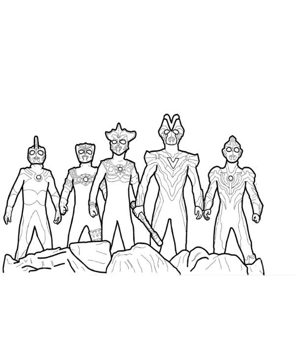 tô màu ultraman 22