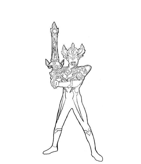 tô màu ultraman 23