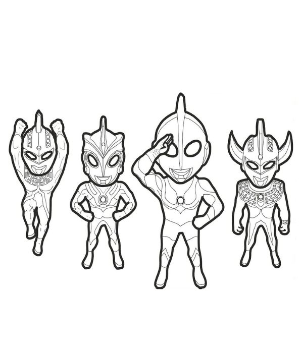 tô màu ultraman 28