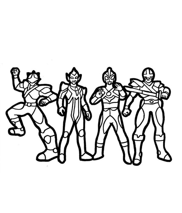 tô màu ultraman 29