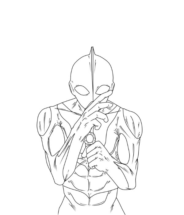 tô màu ultraman 30