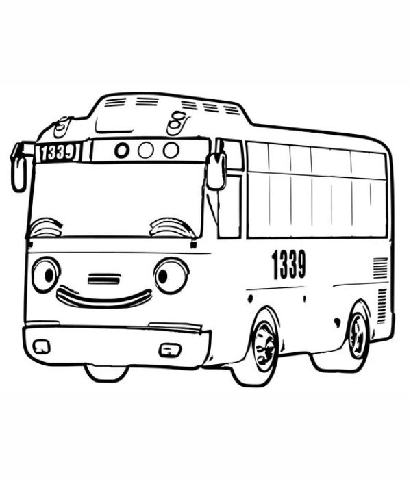 tô màu xe bus 24