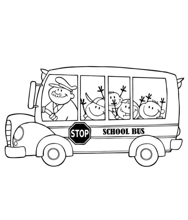 tô màu xe khách 16