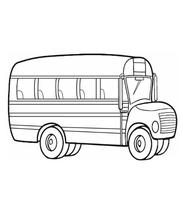 tô màu xe khách 19