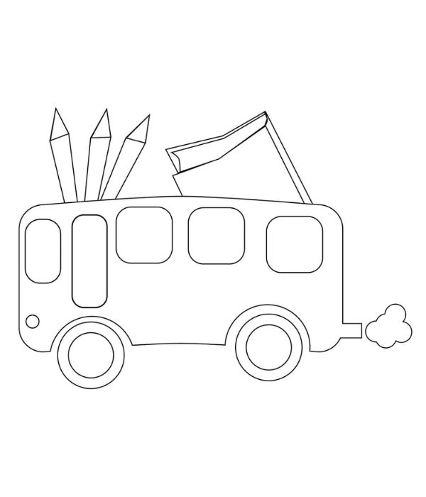 tô màu xe khách 20