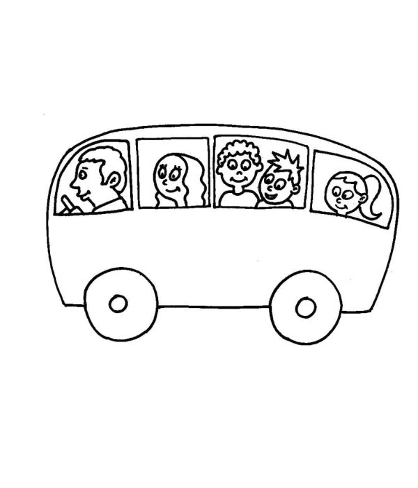 tô màu xe khách 29