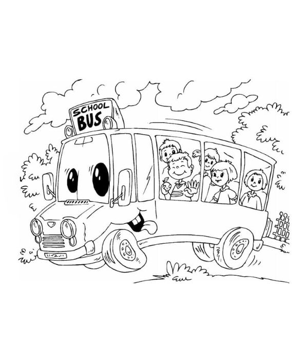 tô màu xe khách 5