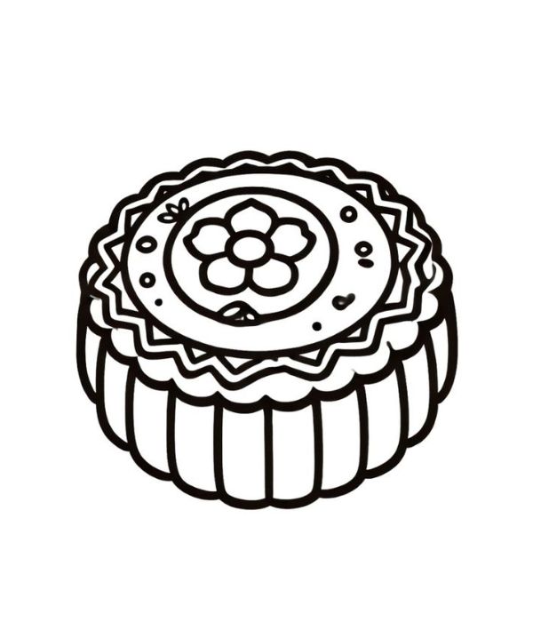 tranh bánh trung thu tô màu 10