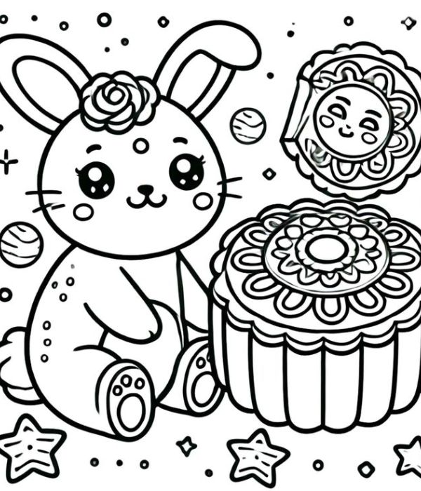 tranh bánh trung thu tô màu 13