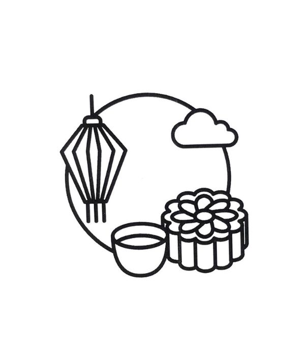 tranh bánh trung thu tô màu 22