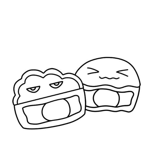 tranh bánh trung thu tô màu 3