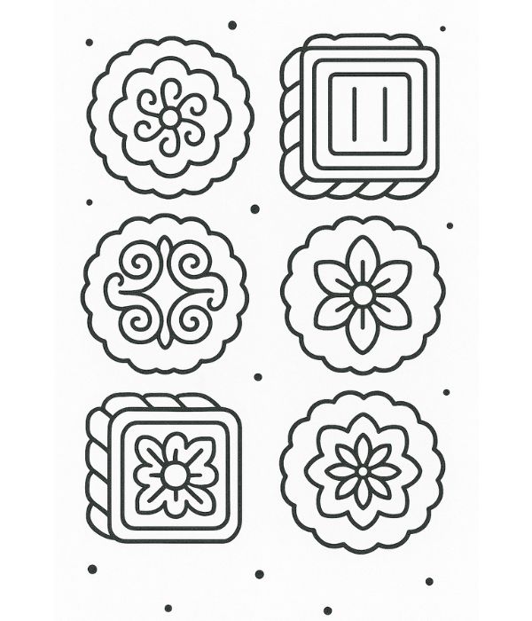 tranh bánh trung thu tô màu 31