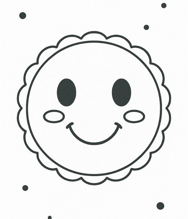 tranh bánh trung thu tô màu