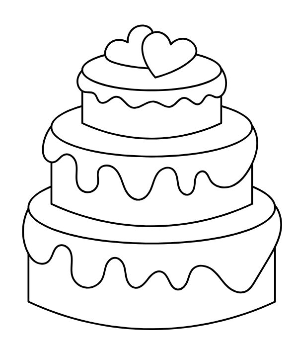 tranh tô màu bánh kem 13