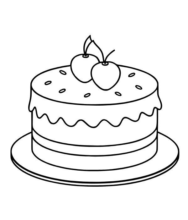 tranh tô màu bánh kem 16