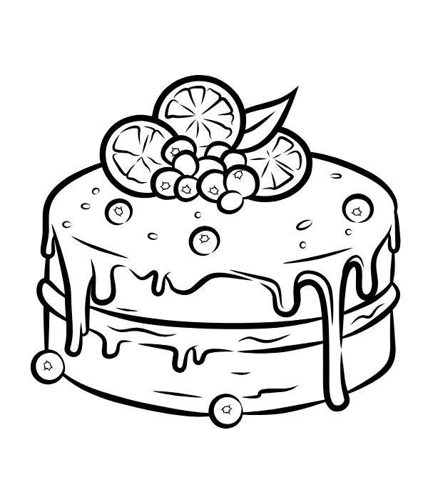 tranh tô màu bánh kem 17