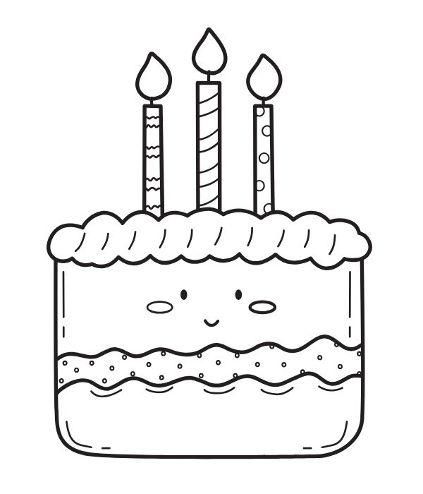 tranh tô màu bánh kem 18