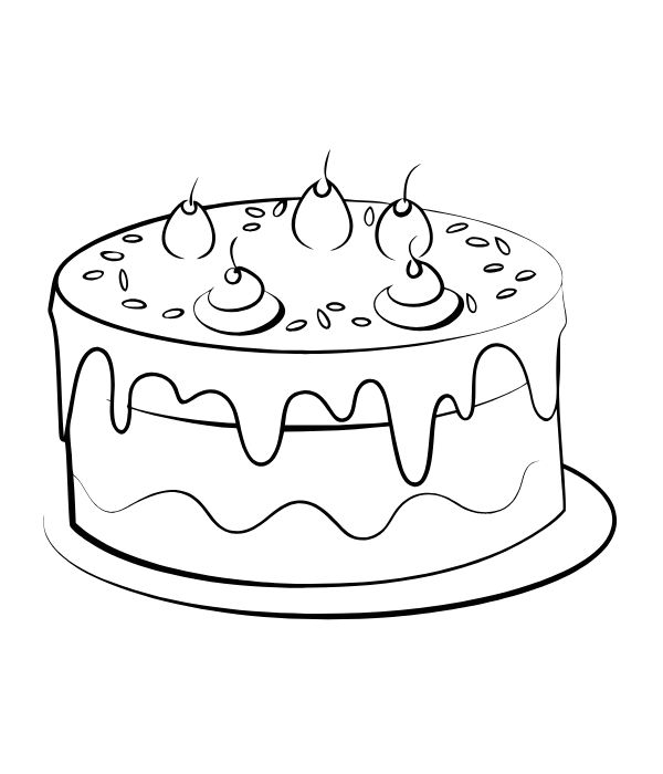 tranh tô màu bánh kem 21