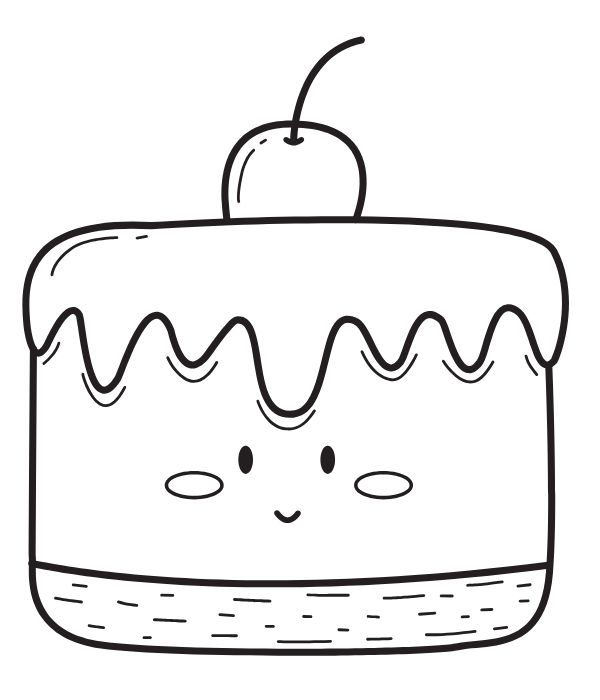 tranh tô màu bánh kem 23