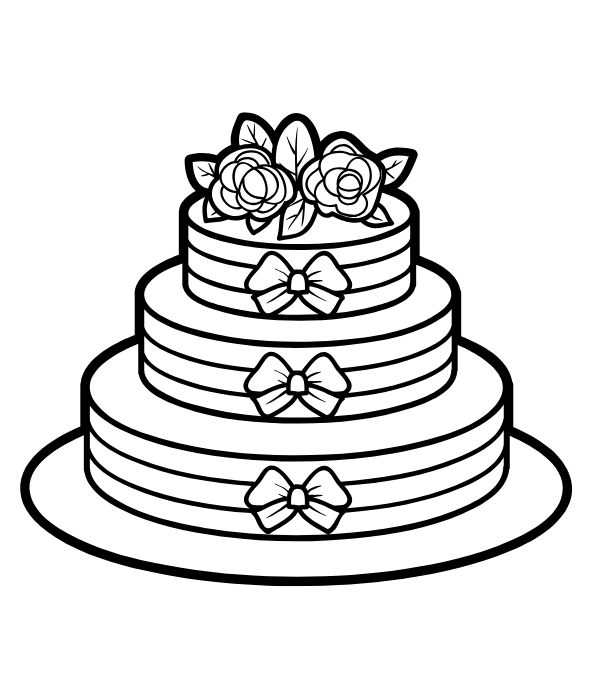 tranh tô màu bánh kem 24