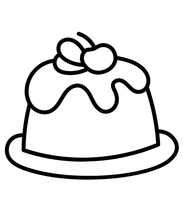 tranh tô màu bánh kem 25