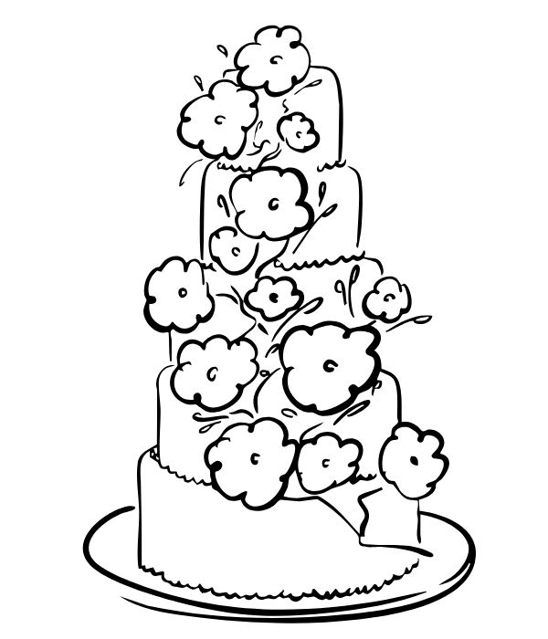 tranh tô màu bánh kem 27
