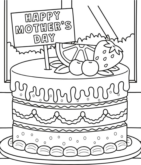 tranh tô màu bánh kem 28