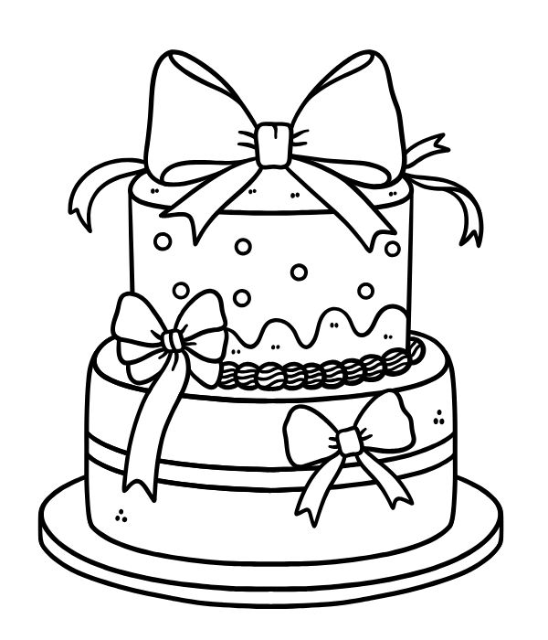 tranh tô màu bánh kem 36