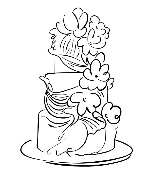 tranh tô màu bánh kem 39