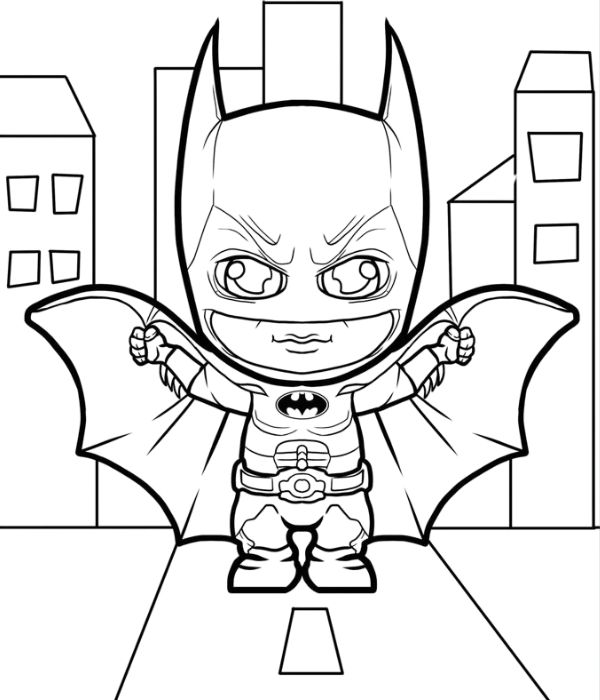 tranh tô màu batman