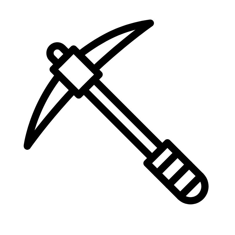 tranh tô màu cái cuốc 11