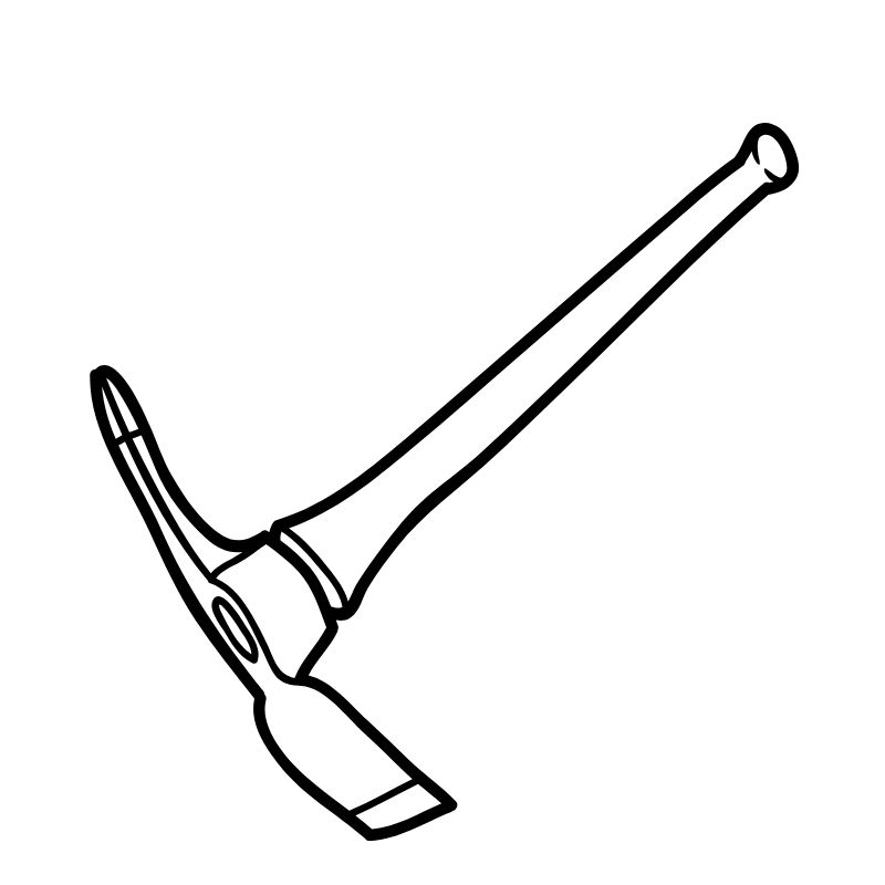 tranh tô màu cái cuốc 19