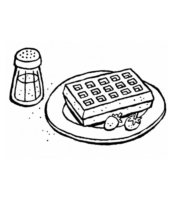 tranh tô màu cái đĩa 10