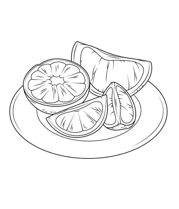 tranh tô màu cái đĩa 15