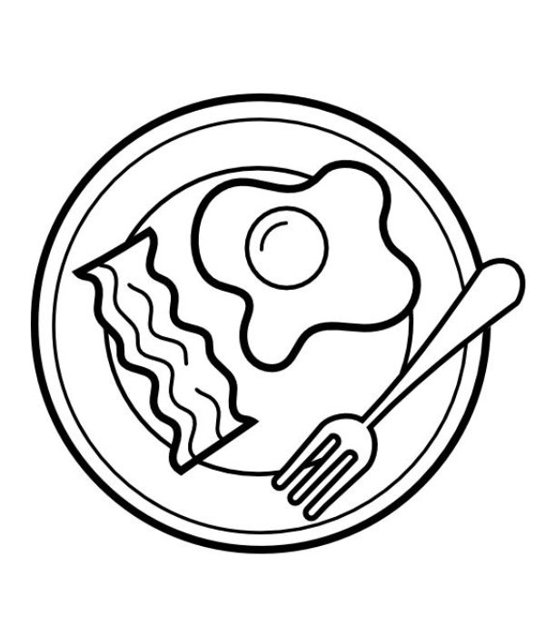 tranh tô màu cái đĩa 21