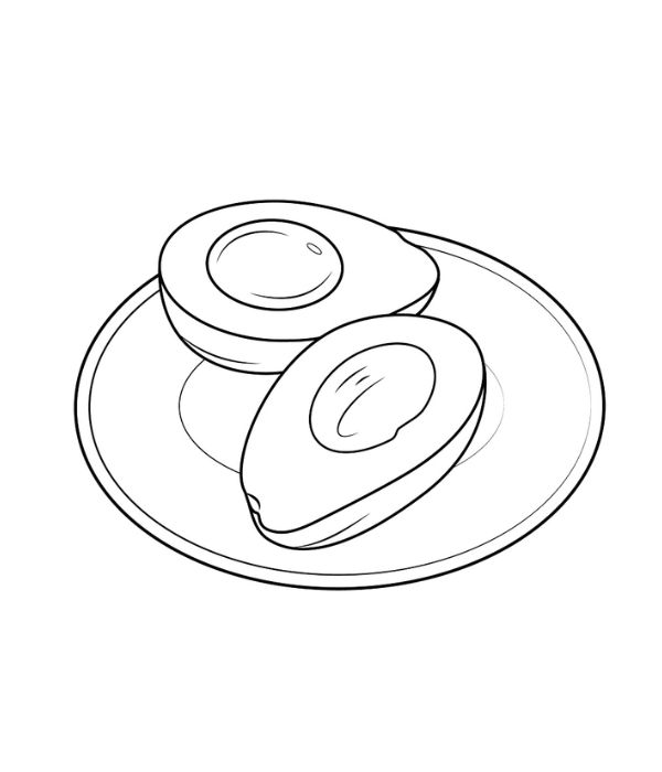 tranh tô màu cái đĩa 25