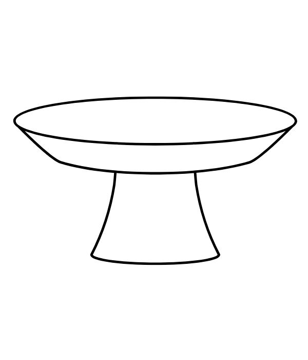 tranh tô màu cái đĩa 29