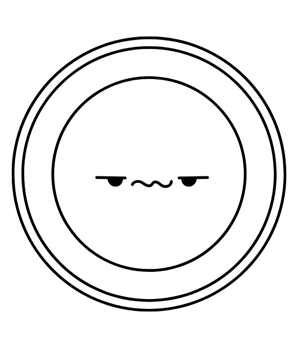 tranh tô màu cái đĩa 30