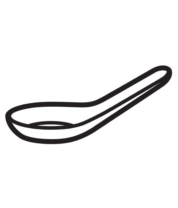 tranh tô màu cái thìa 12