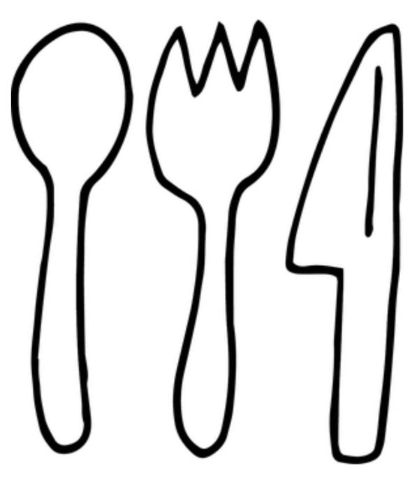 tranh tô màu cái thìa 20