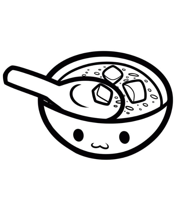 tranh tô màu cái thìa 22