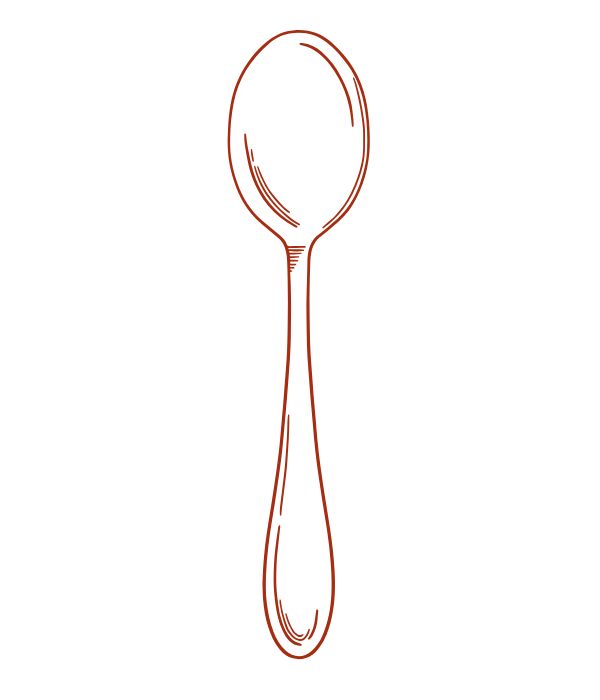 tranh tô màu cái thìa 6