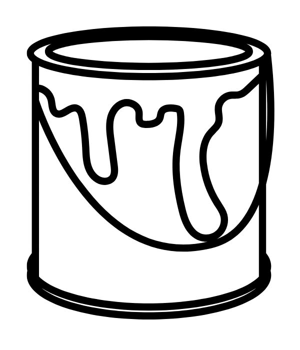 tranh tô màu cái xô 7